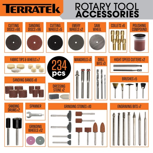 Rotary multi tool kit 135w - kit,